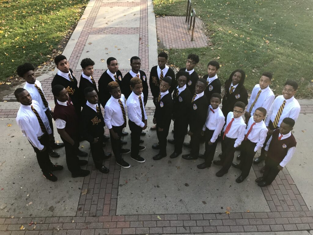Kappa League Young men standing in a group
