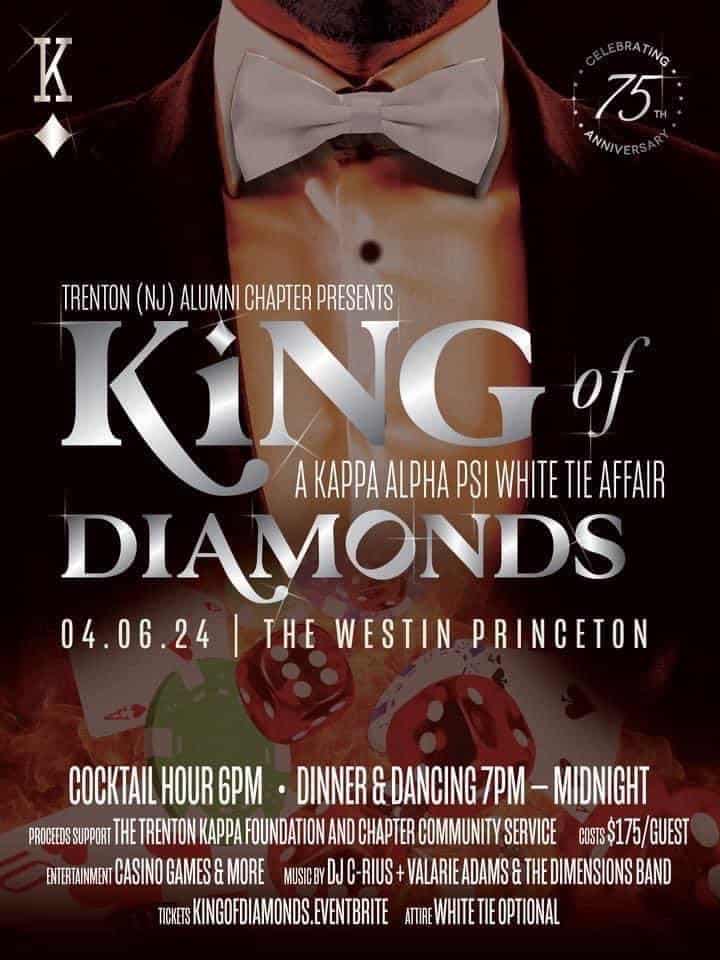 Trenton Alumni Chapter - King of Diamonds Flyer